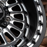 Delta 6R UTV Beadlock Wheel (Satin Black Contrast Cut) Metal FX Offroad