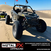 Delta R UTV Beadlock Wheel (Gunmetal Contrast Cut) Metal FX Offroad