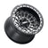 Delta R UTV Beadlock Wheel (Satin Black Contrast Cut) Metal FX Offroad