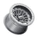 Delta UTV Beadlock Wheel (Gunmetal Contrast Cut) Metal FX Offroad