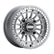 Delta UTV Beadlock Wheel (Gunmetal Contrast Cut) Metal FX Offroad