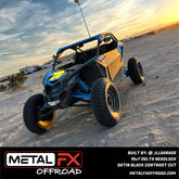 Delta UTV Beadlock Wheel (Satin Black Contrast Cut) Metal FX Offroad