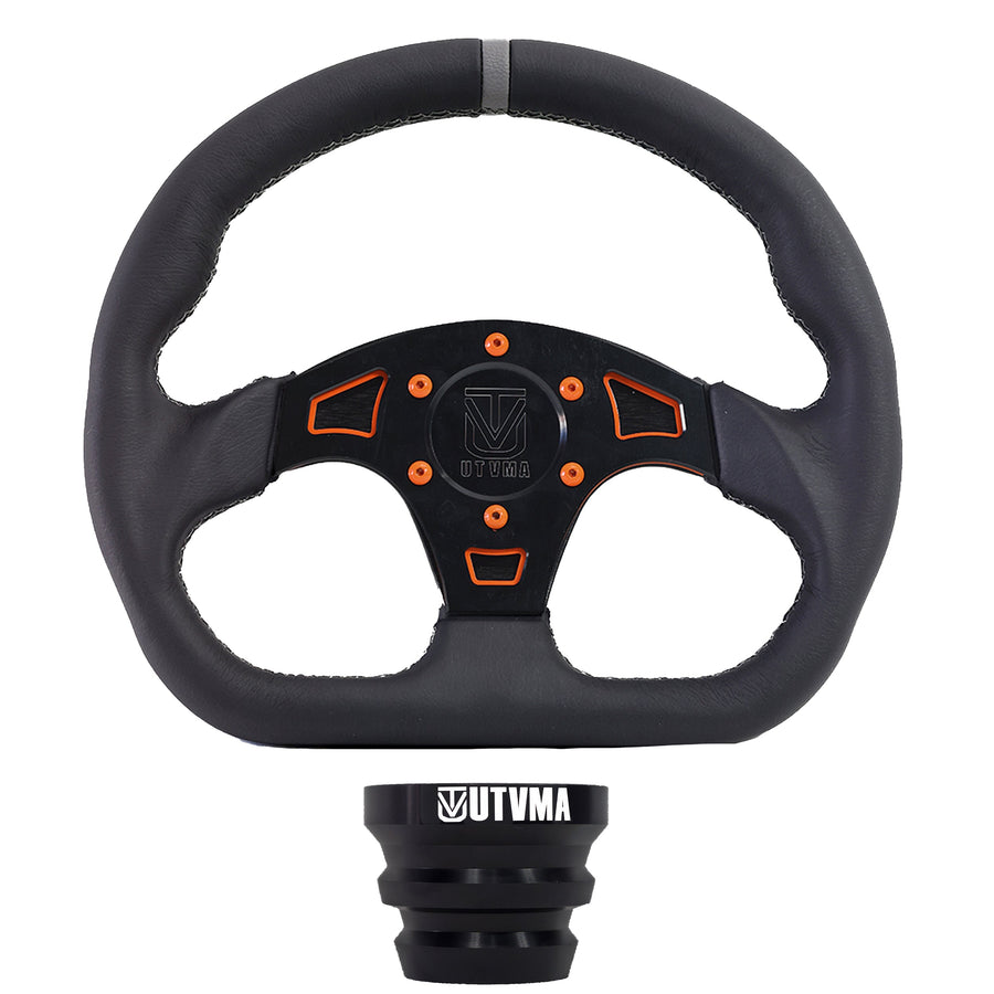 DriftX Leather Steering Wheel with Hub UTVMA