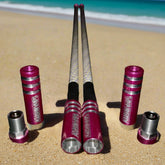 Game Changer LED Whip Set with Malibu Barbie Pink Bases Marshin Whips