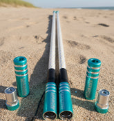 Game Changer LED Whip Set with Striking Teal Bases Marshin Whips