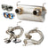 Kawasaki Teryx H2 3/4 Exhaust 2.5" Mid Pipe + Chambered Muffler / Straight or E-Valve Option
