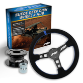 Yamaha UTV Deep Dish Suede Steering Wheel Kit with Hub