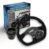 Heated D-Shape Suede Steering Wheel Kit with Hub PRP