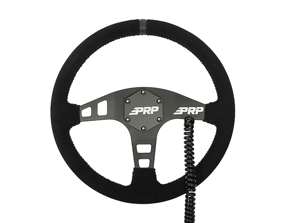 Heated Flat Suede Steering Wheel PRP