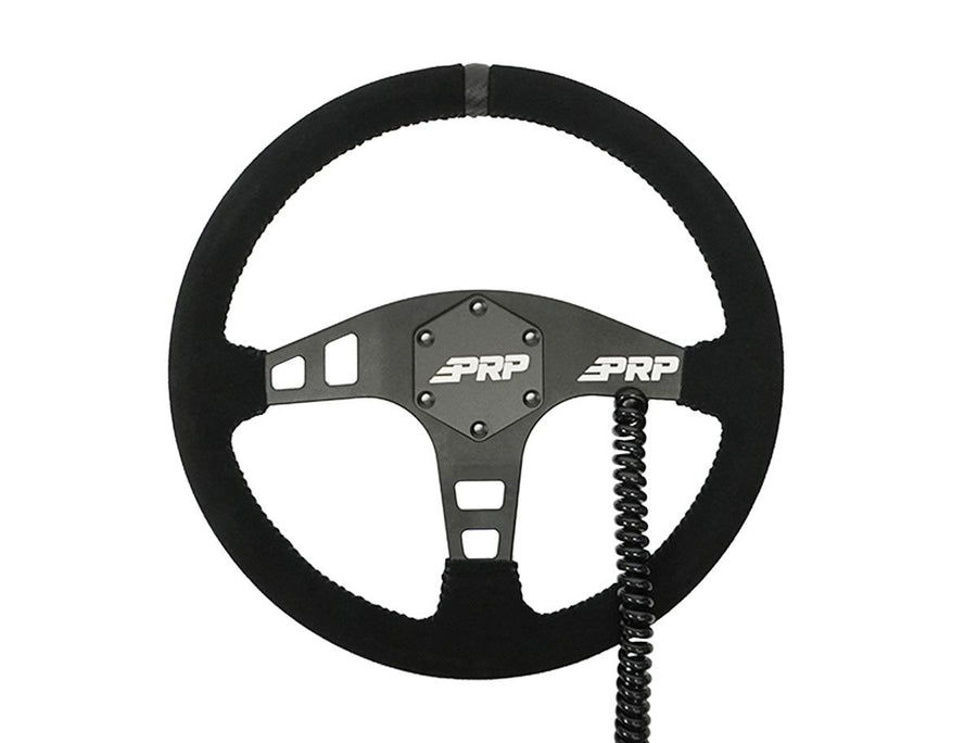 Heated Flat Suede Steering Wheel PRP