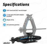 Heavy Duty Scissor Jack AGM