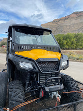 Honda Pioneer 500/520 Vented Glass Windshield Bent Metal Off-Road