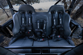 Honda Talon Rear Bench Seat with Harnesses UTVMA