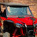 Honda Talon Vented Glass Windshield Bent Metal Off-Road