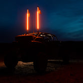 Hyper Color LED Lighted Whip with Mount (Single) 5150 Whips