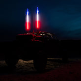 Hyper Color LED Lighted Whip with Mount (Single) 5150 Whips