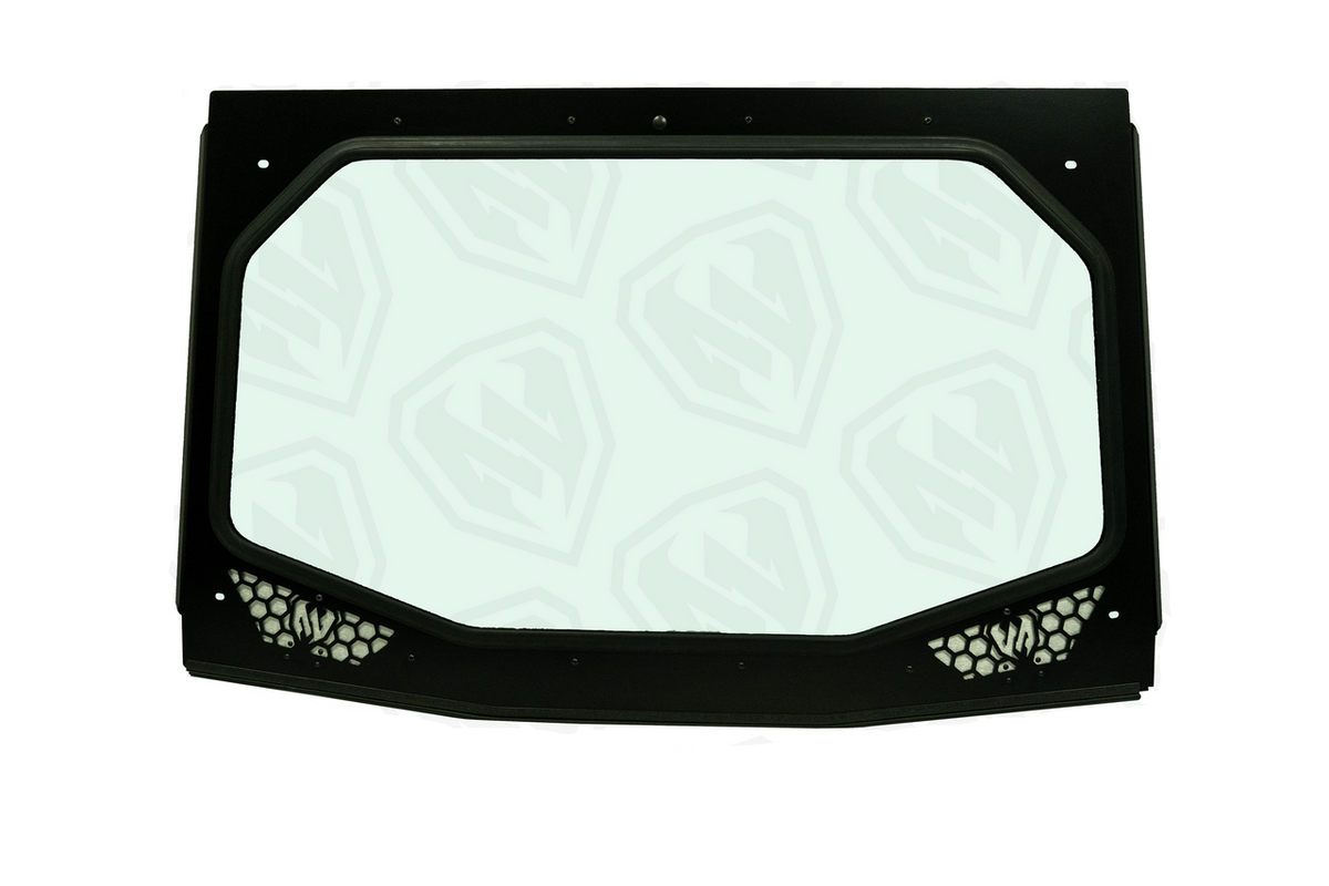 Kawasaki KRX Vented Full Glass Windshield Moto Armor