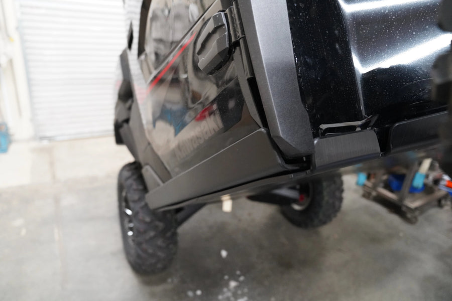 Kawasaki Ridge UHMW Rock Sliders Factory UTV