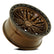 Alpha Truck Wheel (Smoked Bronze Center Gloss Black Lip)