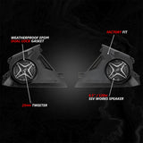 2024-2025 Can-Am® Maverick R Front-Dash 6.5" Speaker-Panels