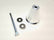 Mob Armor Tablet Mount Adapter components including aluminum cone, bolt, and washers for UTV tuning and off-road upgrades.