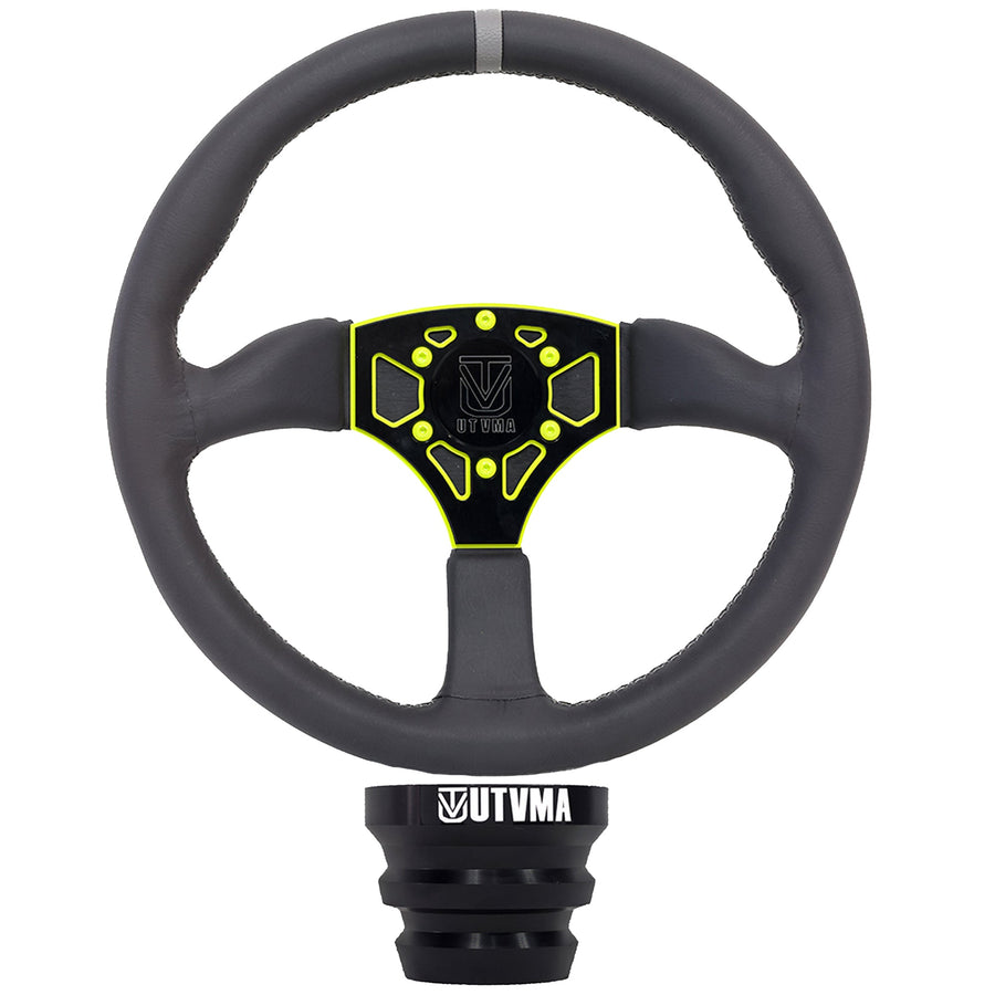 Octane Leather Steering Wheel With Hub UTVMA