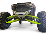 2022-2025 Polaris RZR Pro R, Pro S, Turbo R Machined Billet Front Winch Bumper (Clear Anodize)