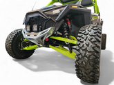 Polaris RZR Pro R / Pro S / Turbo R Machined Front Winch Bumper (Clear Anodized)