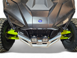 2022-2025 Polaris RZR Pro R, Pro S, Turbo R Machined Billet Front Winch Bumper (Clear Anodize)