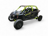 Polaris RZR Pro R / Pro S / Turbo R Machined Front Winch Bumper (Clear Anodized)
