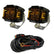 CB30 Amber Light Pod Bundle with Wiring Harness