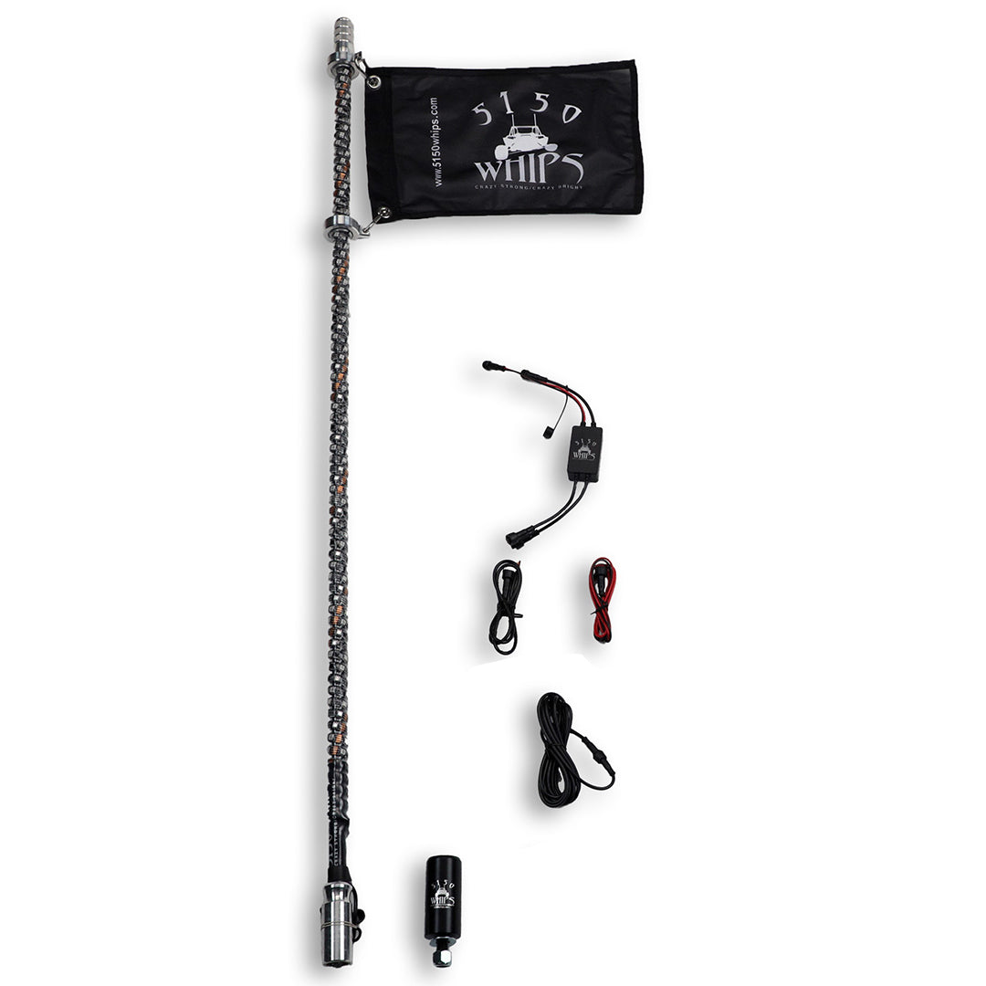Platinum 187 LED Lighted Whip (Single) 5150 Whips