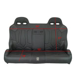 Polaris General 1000 Rear Bench Seat with Harnesses UTVMA