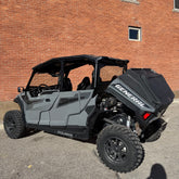 Polaris General Rear Glass Windshield Bent Metal Off-Road