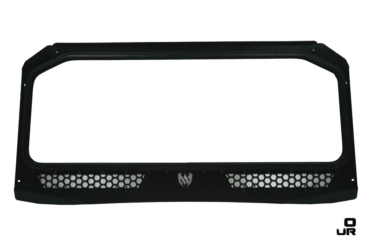 Polaris General Vented Full Glass Windshield Moto Armor