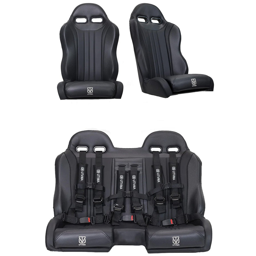 Polaris RZR (2014-2023) Rear Bench & Front Bucket Seats UTVMA