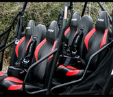 Polaris RZR 800 / XP 900 Front & Rear Bump Seats with Harnesses UTVMA
