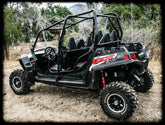 Polaris RZR 800 / XP 900 Front & Rear Bump Seats with Harnesses UTVMA