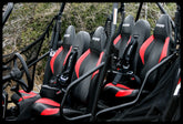 Polaris RZR 900 (2015-2024) Front & Rear Bump Seats with Harnesses UTVMA