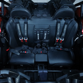 Polaris RZR Pro R (2025+) Rear Bench Seat with Harnesses UTVMA