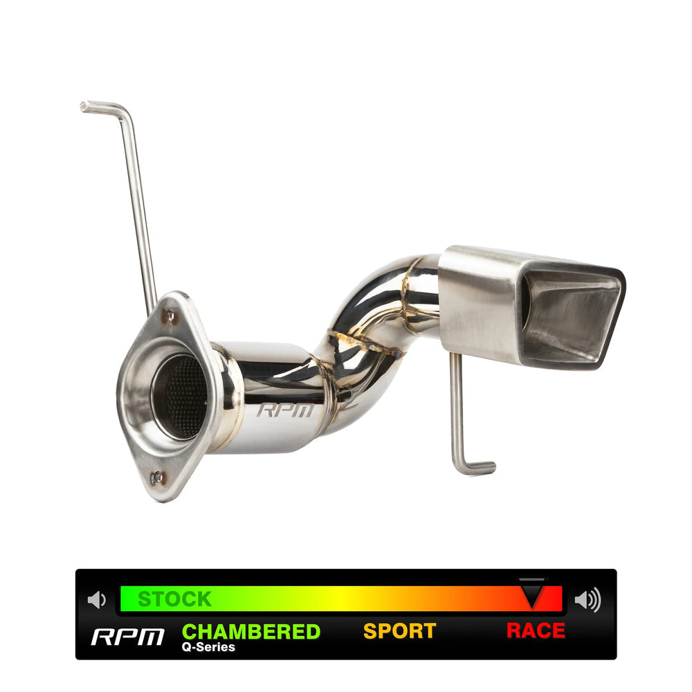 Polaris RZR Pro R 3" Muffler Delete Race Pipe RPM Powersports