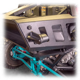 Polaris RZR Pro R Desert Runner Fixed Tire Carrier AGM Electric Jack Holder Kit DRT Motorsports
