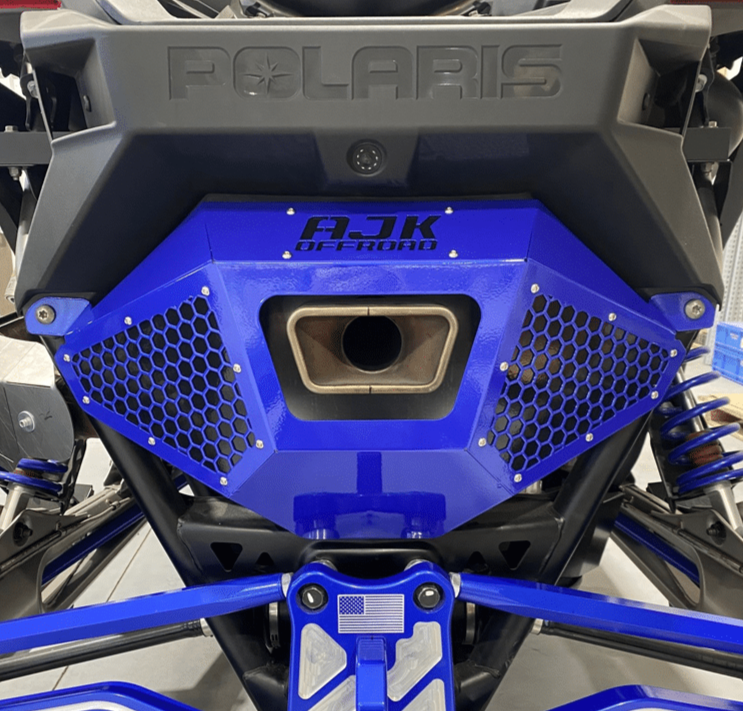 Polaris RZR Pro R Exhaust Cover Bumper AJK Offroad