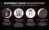 Polaris RZR Pro R / Pro S / Turbo R (2025+) Bump Seat with Harness UTVMA