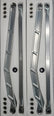 Polaris RZR Pro R / Pro S / Turbo R High Clearance Radius Rods (Clear)