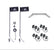 Polaris RZR Pro R / Pro XP / Turbo R 187 Style Lighting Kit 5150 Whips