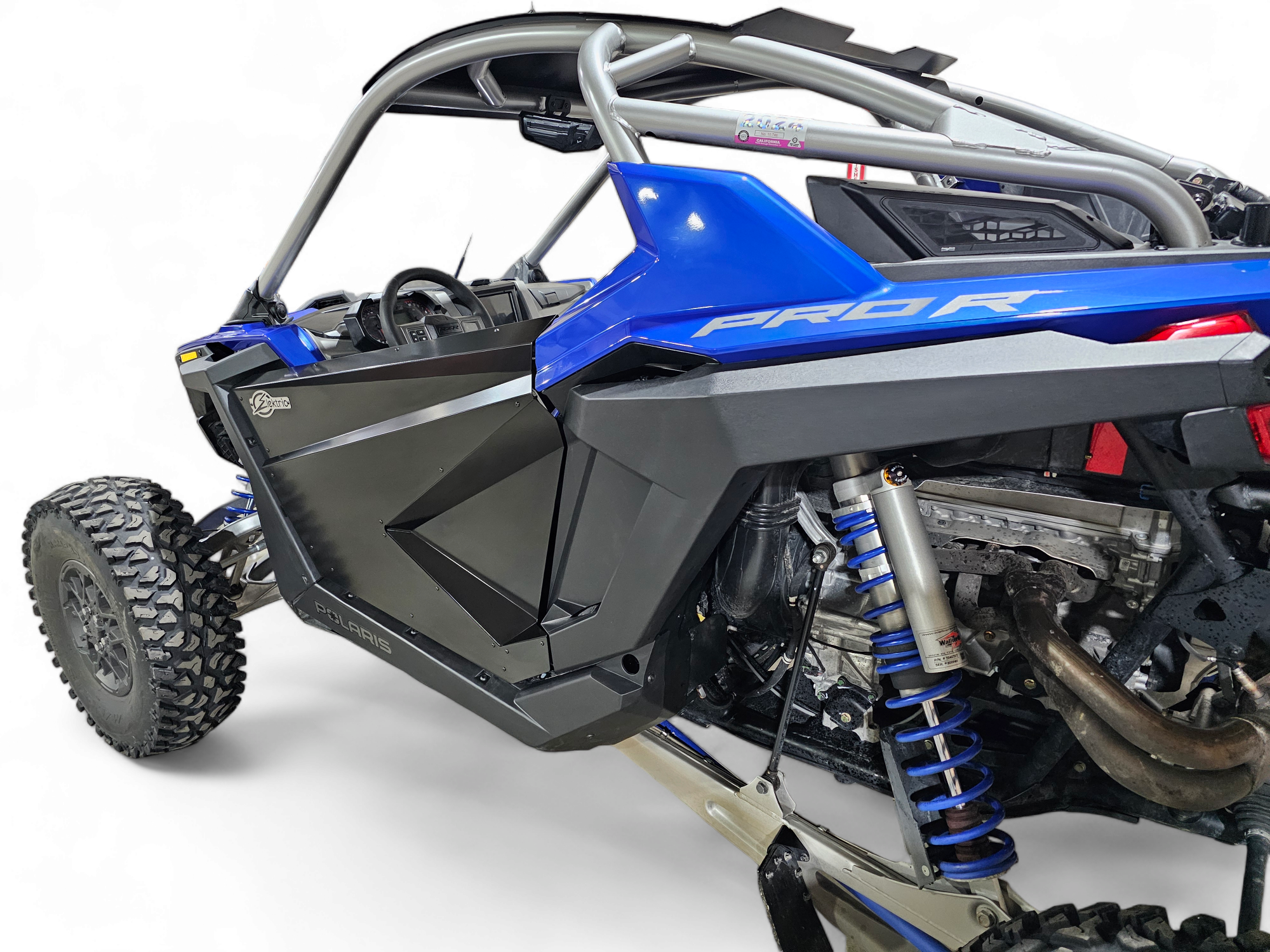 2020 to 2024 Polaris RZR Pro XP/Pro R/Turbo R Amp Door Skins (2 Seat) installed on a side-by-side UTV