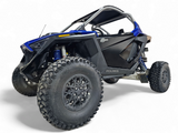2020 to 2024 Polaris RZR Pro XP/Pro R/Turbo R Amp Door Skins (2 Seat) showcased on a Polaris UTV with off-road tires.