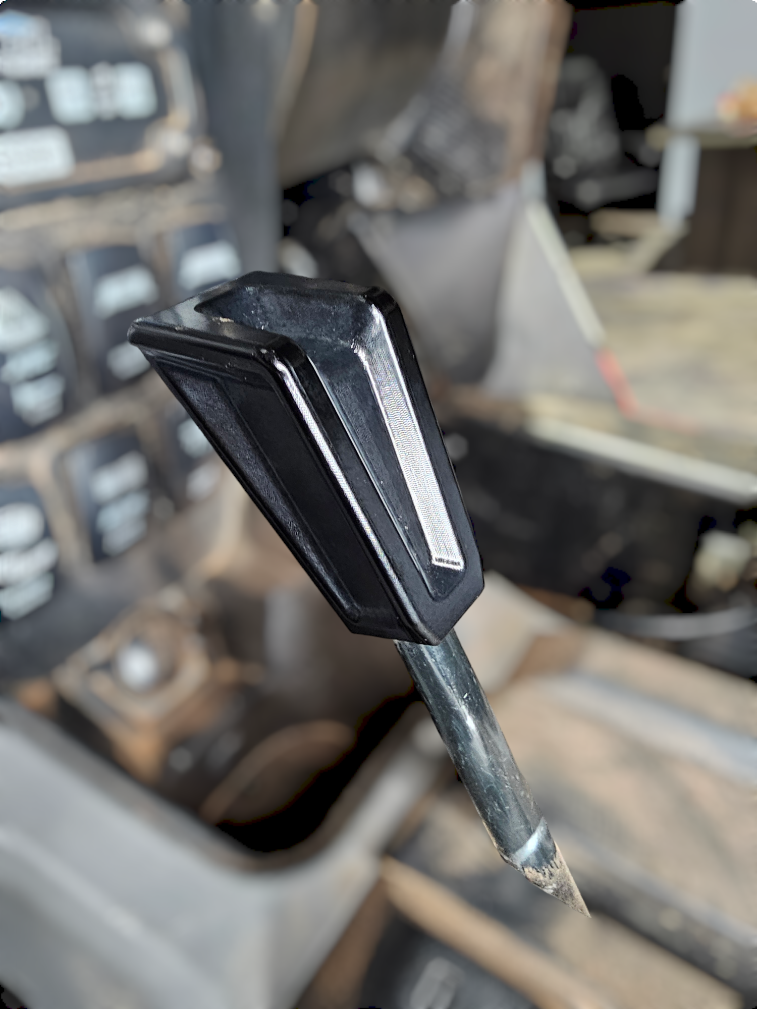 2020 to Current Polaris RZR Pro R, Pro XP, Turbo R, and Xpedition Shift Knob Anodized Black Finish in vehicle interior