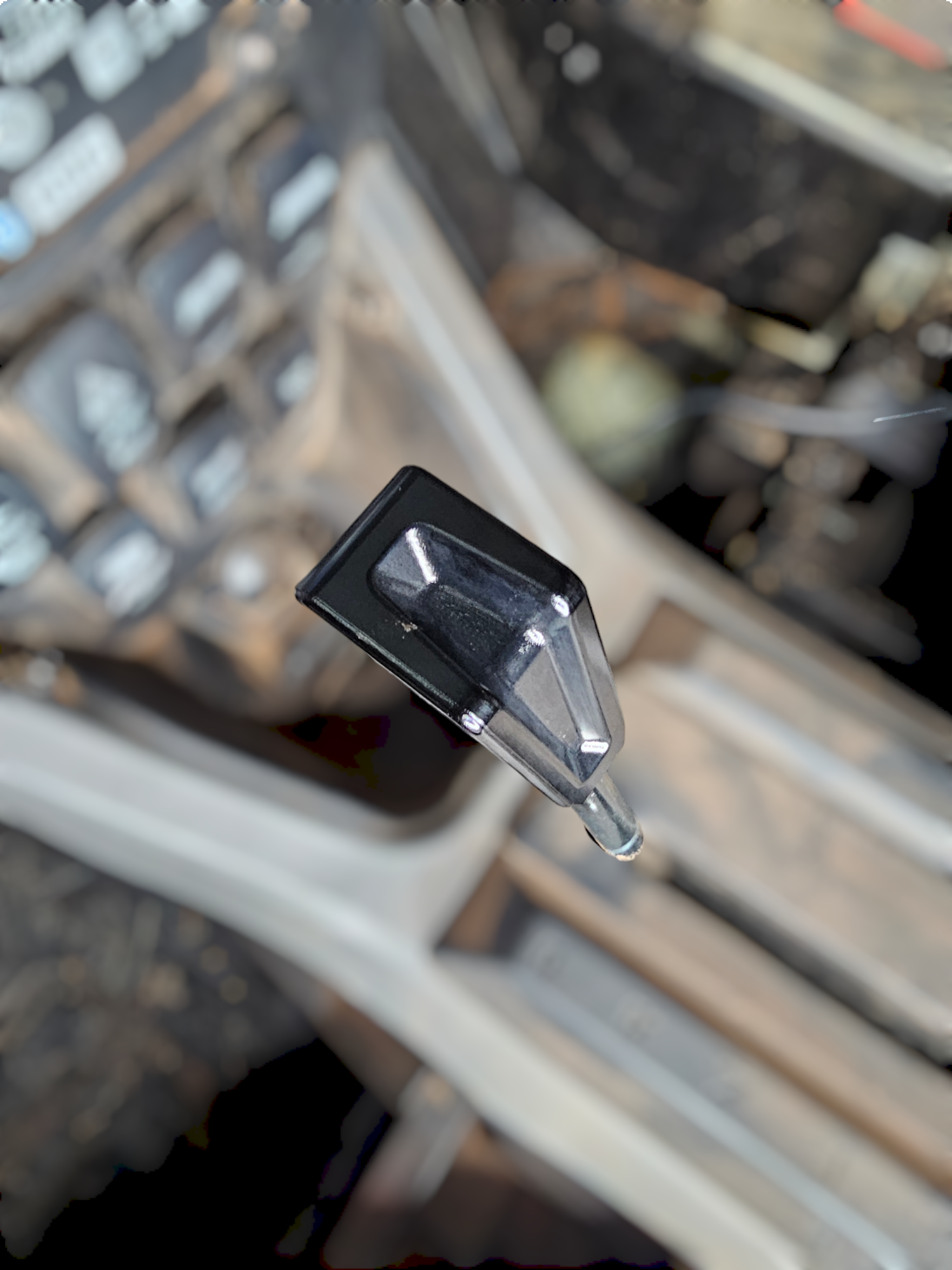 2020 to Current Polaris RZR Pro R, Pro XP, Turbo R, and Xpedition Shift Knob Anodized Black Finish installed in UTV